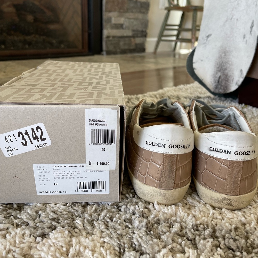 Golden goose superstar size 40